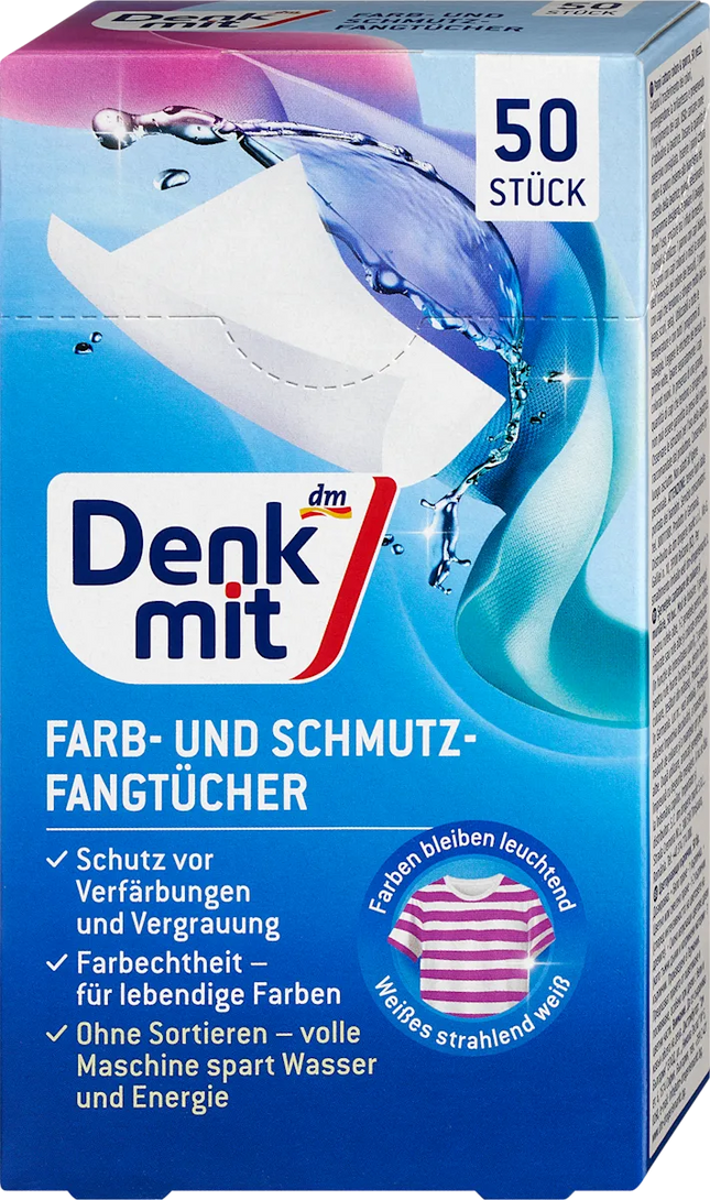 Denkmit Farb&Schmutzfangtücher, XXL Packung, 1 x 50 Stück, neu&ovp