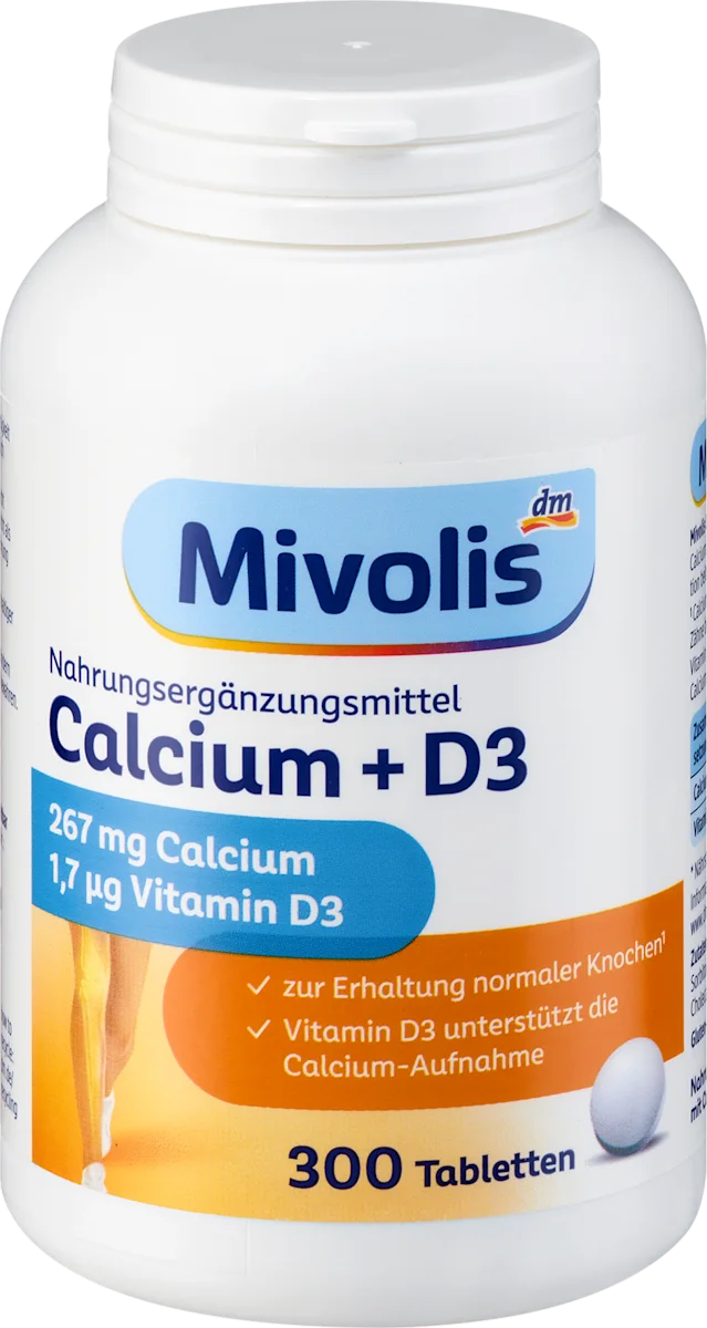 Mivolis Calcium + D3 Tabletten, 300 St., 264 g, neu&ovp