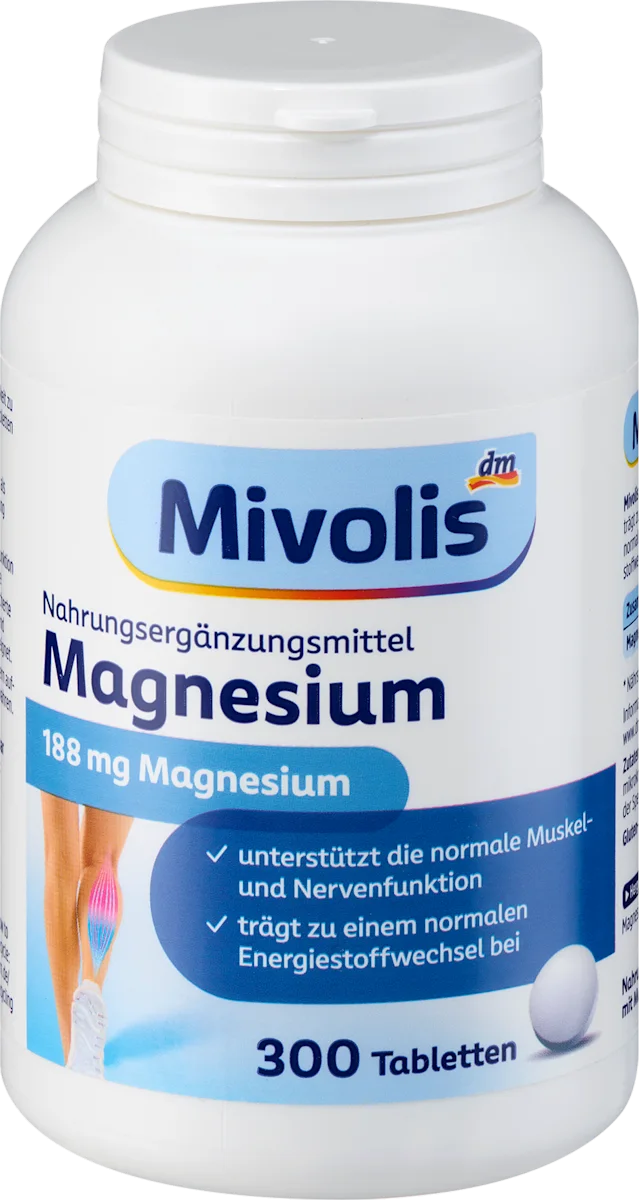 Mivolis Magnesium, Tabletten, 300 St., 210 g, neu&ovp