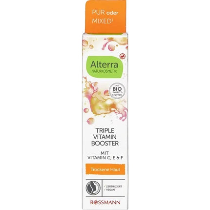 Alterra Triple Vitamin Booster, für Gesicht mit Bio-Jojobaöl, Vitamin C,E,F, neu&ovp
