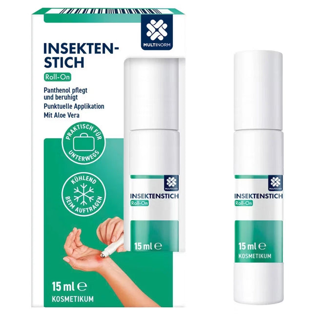 Multinorm, Insektenstich-Roll-on, punkzuelle Applikation mit Panthenol &amp; Aloe Vera, 15 ml, neu&amp;ovp
