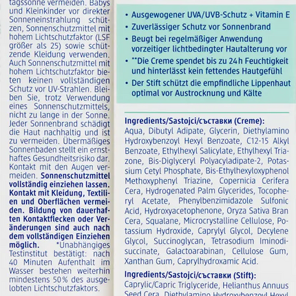 SUNDANCE Sonnenschutz Kombi Gesicht sensitiv Creme & Stift, LSF 50 (25 ml & 3 g), 1 Stück, neu&ovp